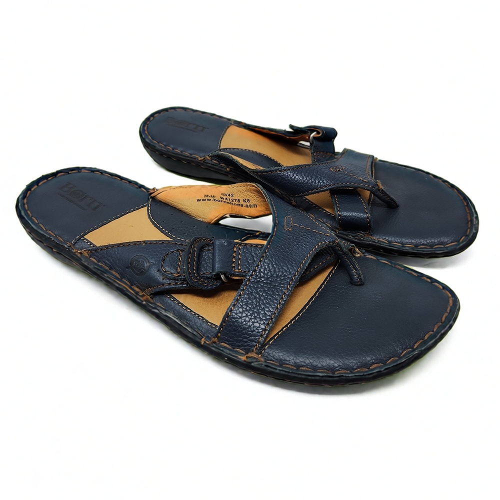 Børn Pinnacle Leather Thong Sandals Size 10 US 42 EU Minimalist Beachy